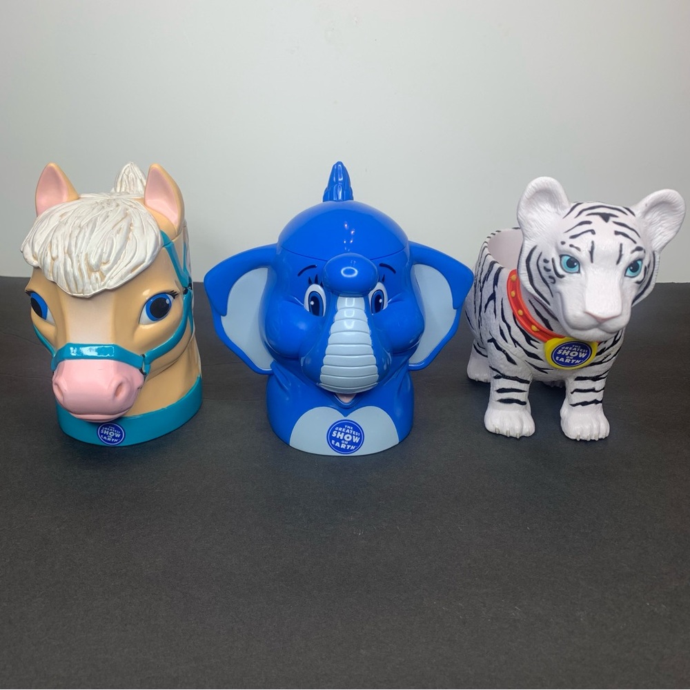 Ringling Brothers Souvenir Cups Set of 3